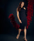 Cross Over Ponte Bodycon Dress